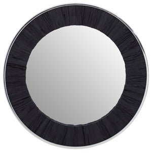 Kerala Black Round Wall Mirror - Canwell Interiors Limited - Xshowhome
