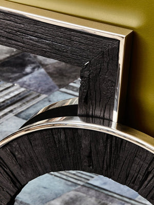 Kerala Black Round Wall Mirror - Canwell Interiors Limited - Xshowhome