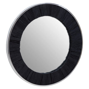 Kerala Black Round Wall Mirror - XShowhome Limited - Xshowhome