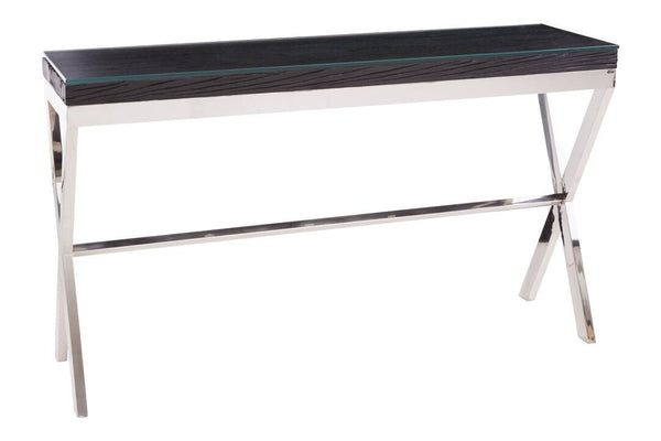 Kerala Console Table With Crossed Legs - Canwell Interiors Limited - Xshowhome