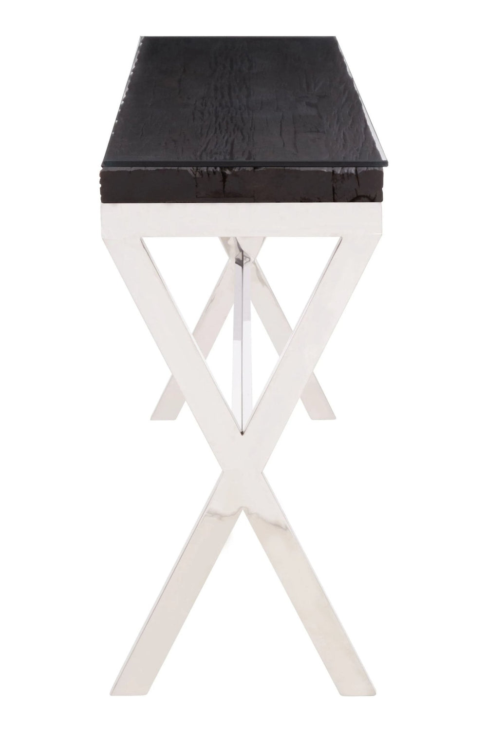 Kerala Console Table With Crossed Legs - XShowhome Limited - Xshowhome