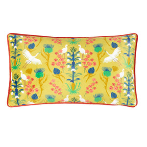 Km Herons 30x50 Ochre Piped Feather Filled Cushionase - XShowhome Limited - Riva