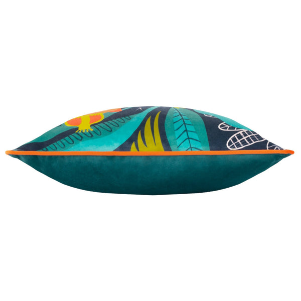 Km Lion 43x43 Piped Feather Filled Cushion - Canwell Interiors Limited - Riva