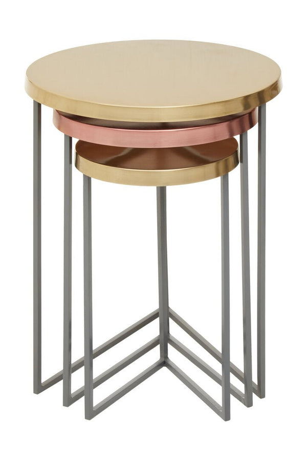 Kobra Set Of Three Tables - Canwell Interiors Limited - Xshowhome