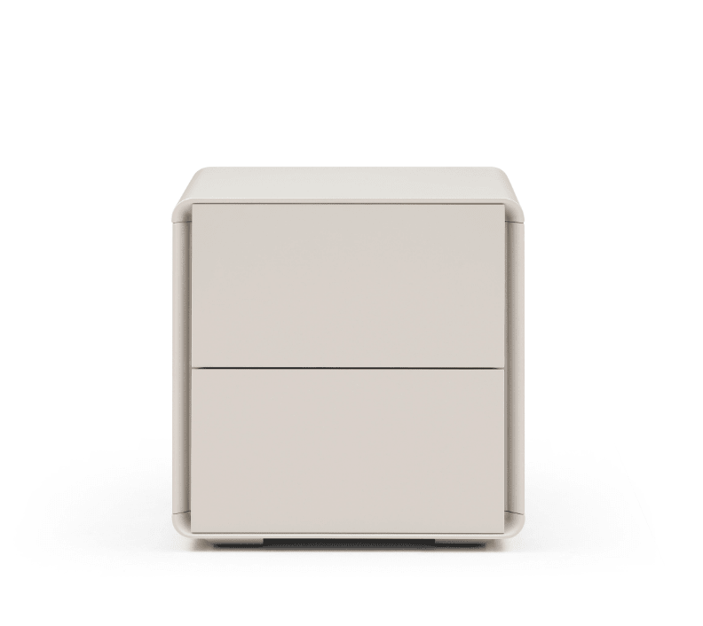 Kota Bedside Table - Matte Beige - XShowhome Limited - Tommy Franks