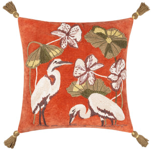 Kushiro 50x50 Feather Filled Cushion Coral - Canwell Interiors Limited - Riva
