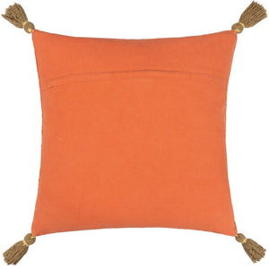 Kushiro 50x50 Feather Filled Cushion Coral - Canwell Interiors Limited - Riva