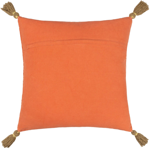 Kushiro 50x50 Feather Filled Cushion Coral - Canwell Interiors Limited - Riva