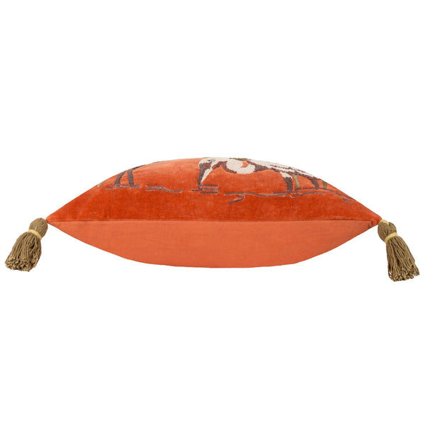 Kushiro 50x50 Feather Filled Cushion Coral - Canwell Interiors Limited - Riva