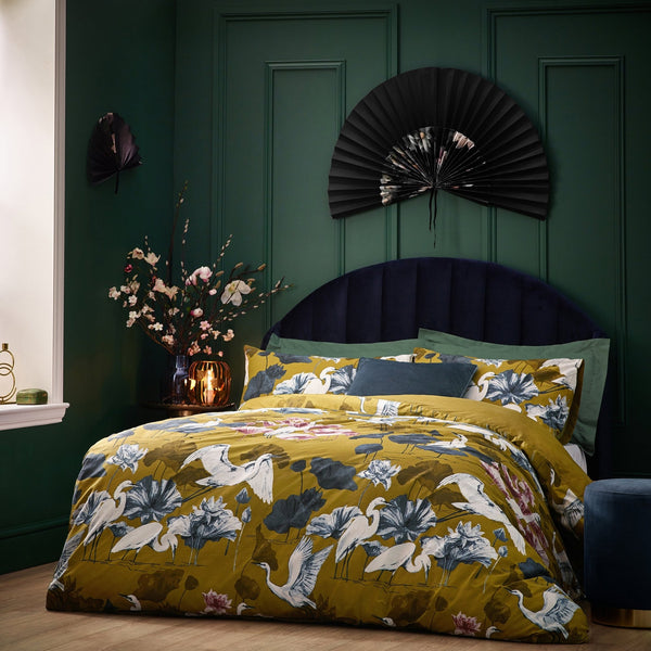Kushiro Double Duvet Set Olive - Canwell Interiors Limited - Riva