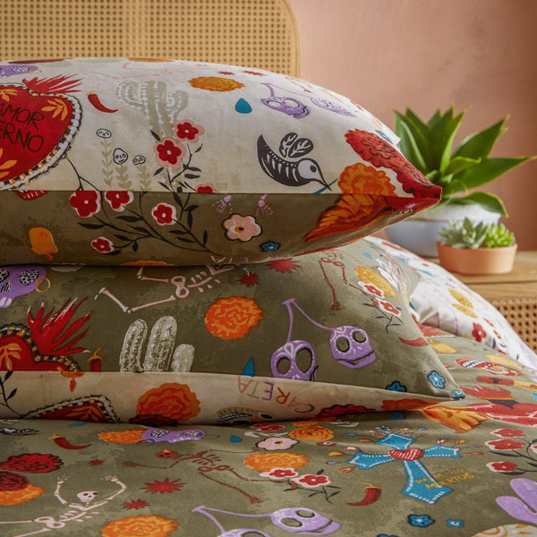 La Vida King Size Duvet Set Multicolour - XShowhome Limited - Riva