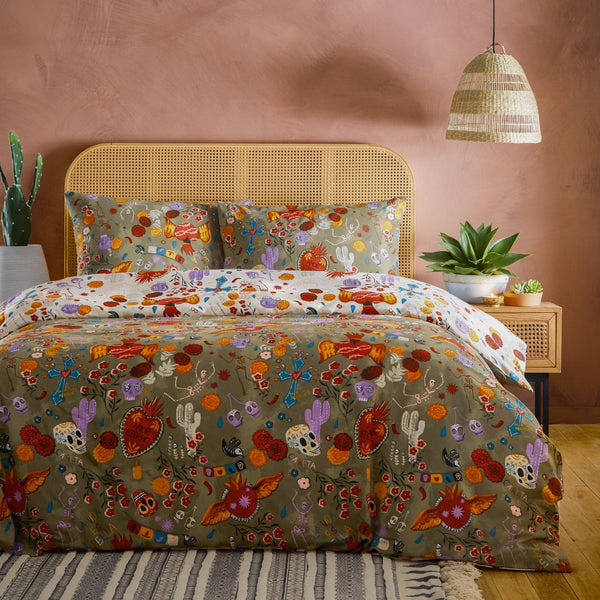 La Vida King Size Duvet Set Multicolour - XShowhome Limited - Riva
