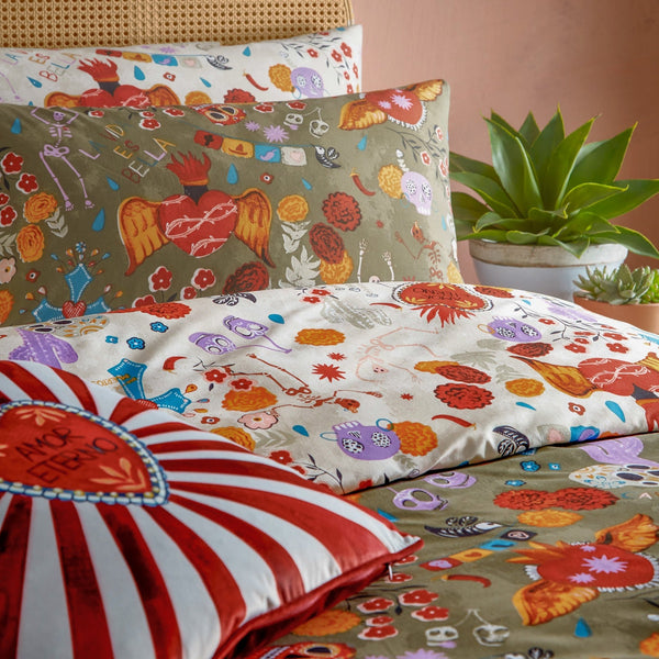 La Vida King Size Duvet Set Multicolour - XShowhome Limited - Riva
