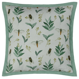 Lace Wing 50x50 Feather Filled Cushion Sage - Canwell Interiors Limited - Riva