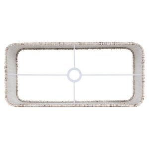 Lampshade Filou cream coco rectangle large - Canwell Interiors Limited - Richmond