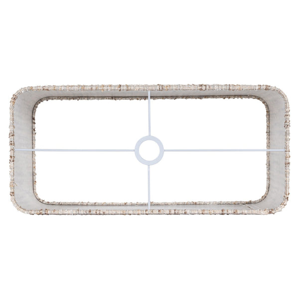 Lampshade Filou cream coco rectangle large - Canwell Interiors Limited - Richmond