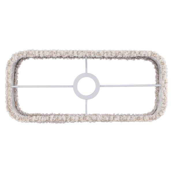 Lampshade Marly lovely cream rectangle small - Canwell Interiors Limited - Richmond