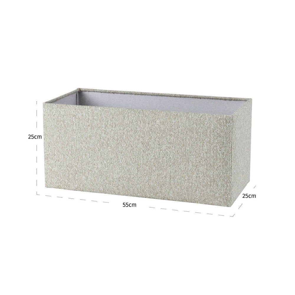Lampshade Zera biscotti rectangle S - Canwell Interiors Limited - Richmond