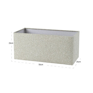 Lampshade Zera biscotti rectangle S - Canwell Interiors Limited - Richmond