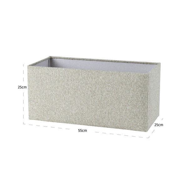 Lampshade Zera biscotti rectangle S - Canwell Interiors Limited - Richmond