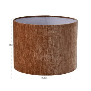 Lampshade Ziba Be straight mocha mousse 40Ø - Canwell Interiors Limited - Richmond