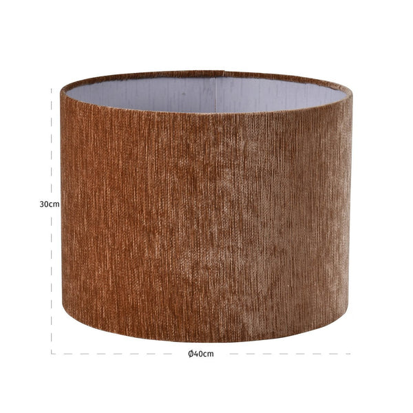 Lampshade Ziba Be straight mocha mousse 40Ø - Canwell Interiors Limited - Richmond