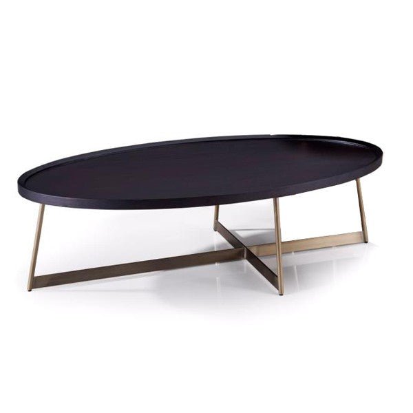 Lane Coffee Table - Smoke Oak/Gold - XShowhome Limited - Tommy Franks