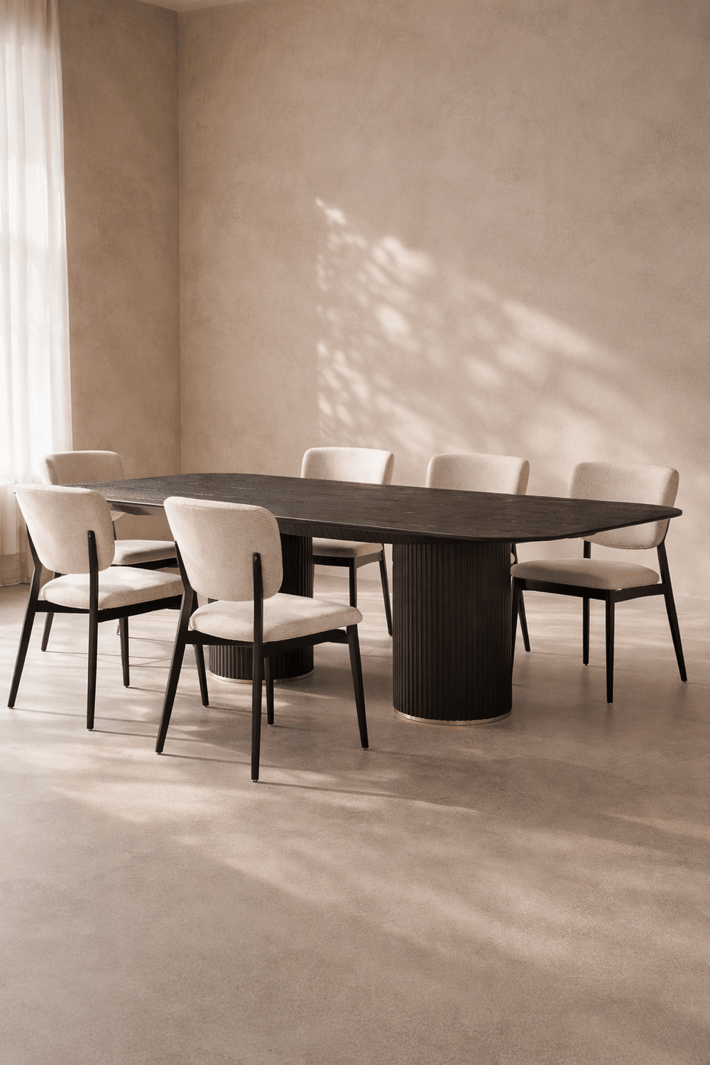 Lantine 240 Dining Table - Black Oak - XShowhome Limited - Tommy Franks
