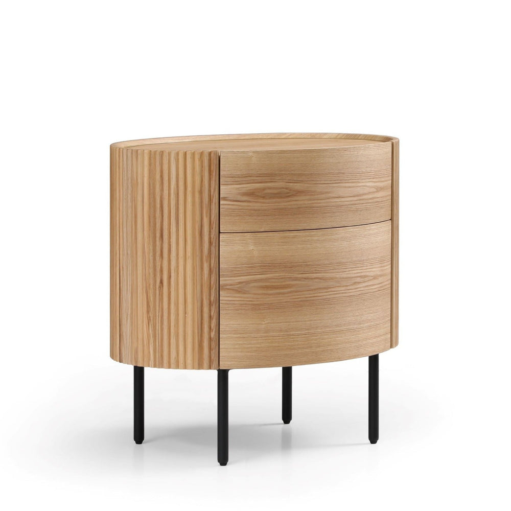 Lantine Bedside Table - Ash Oak - XShowhome Limited - Tommy Franks