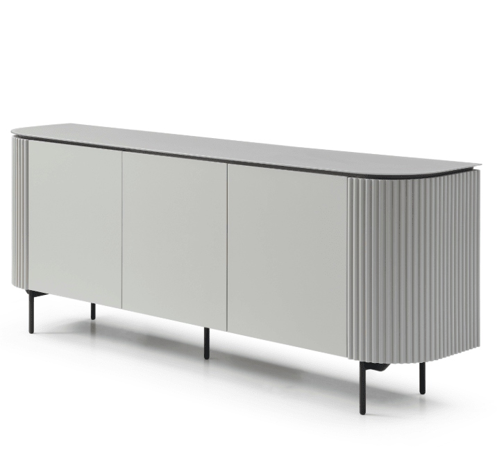 Lantine Buffet - Matte Light Grey - XShowhome Limited - Tommy Franks