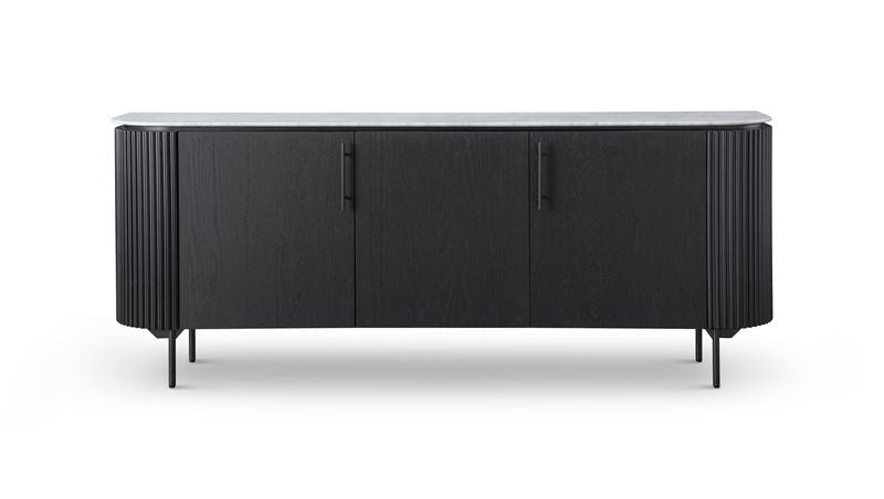 Lantine Marble Buffet - Black Oak - XShowhome Limited - Tommy Franks