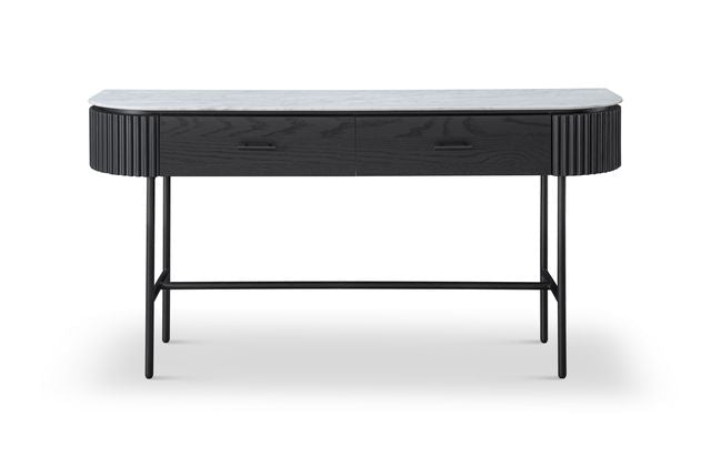 Lantine Marble Console Table - Matt Black - XShowhome Limited - Tommy Franks
