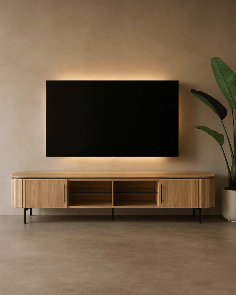 Lantine TV Unit - Ash Oak - XShowhome Limited - Tommy Franks