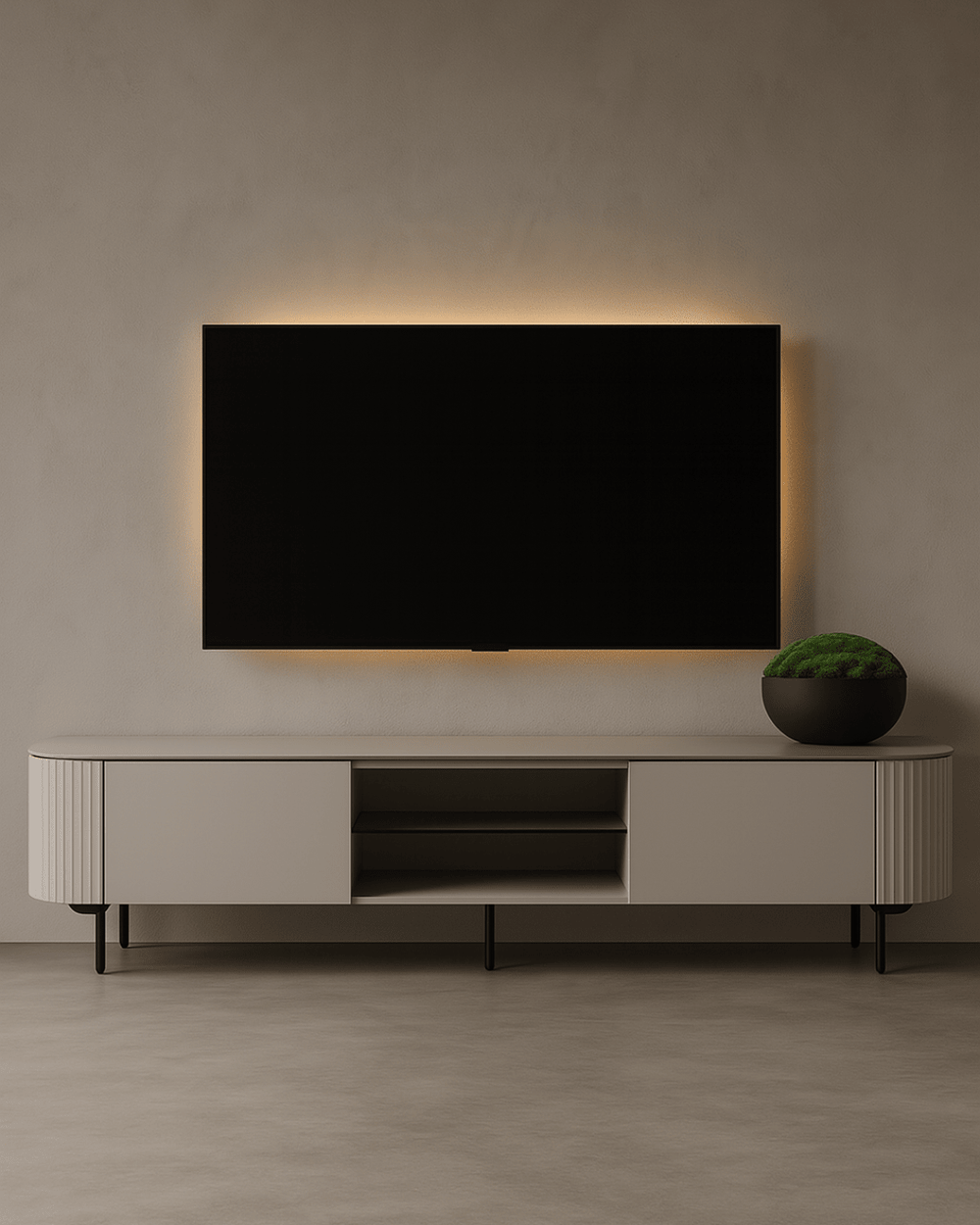 Lantine TV Unit - Matte Light Grey - XShowhome Limited - Tommy Franks