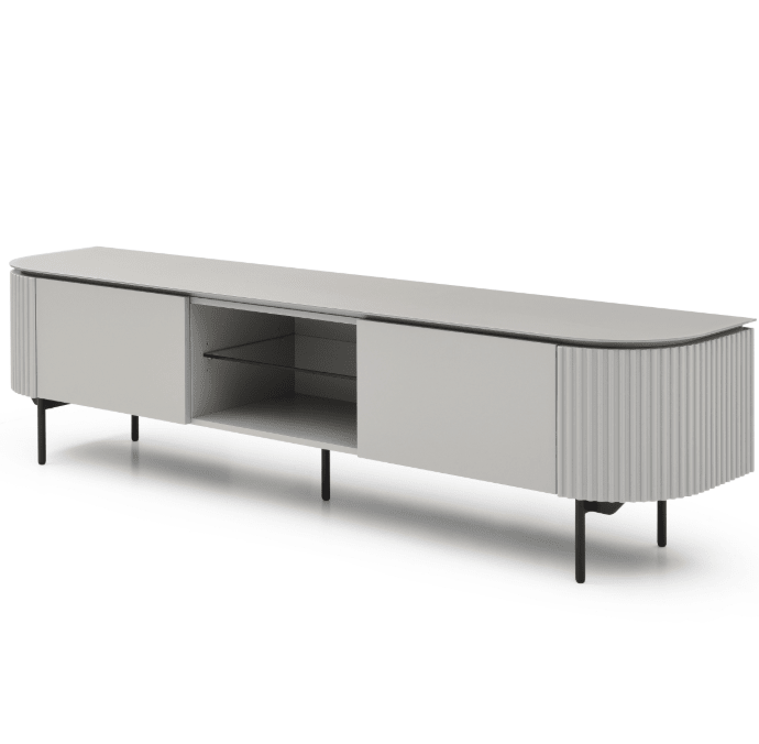 Lantine TV Unit - Matte Light Grey - XShowhome Limited - Tommy Franks