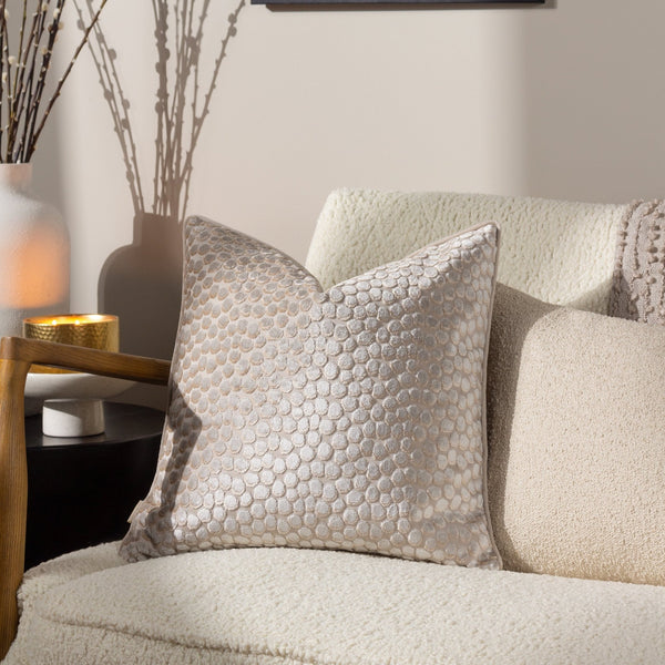 Lanzo 45x45 Feather Filled Cushion Moonbeam - XShowhome Limited - Riva