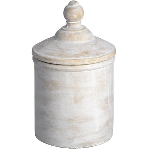 Large Antique White Cannister - Canwell Interiors Limited - Hills