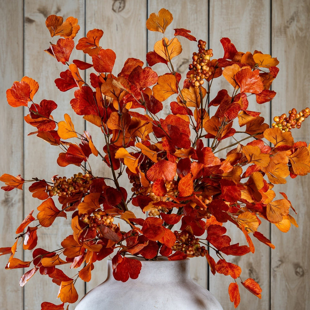 Large Autumn Spray With Berries - Canwell Interiors Limited - Hills