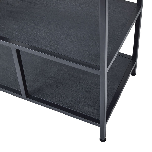 Large Black Multi Shelf Unit - Canwell Interiors Limited - Hills