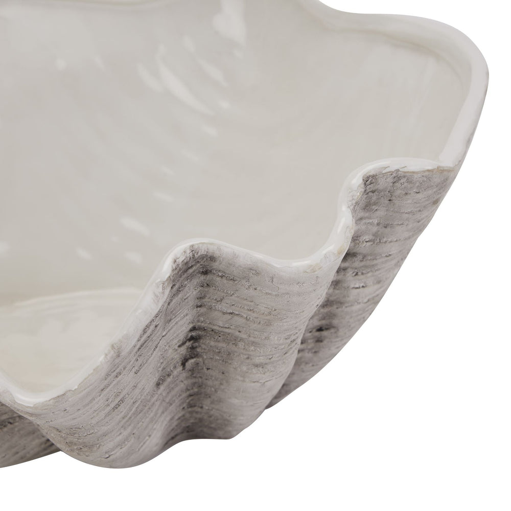 Large Ceramic Adele Shell Bowl - Canwell Interiors Limited - Hills