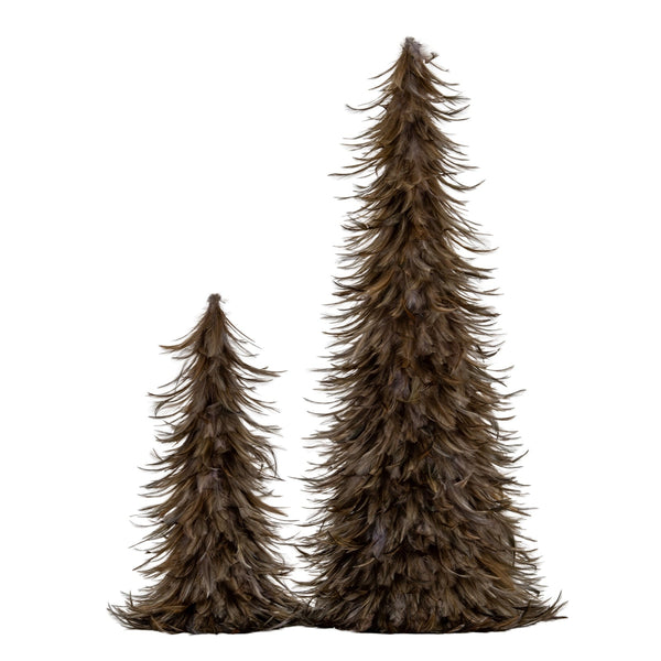 Large Fawn Feather Tree - Canwell Interiors Limited - Hills