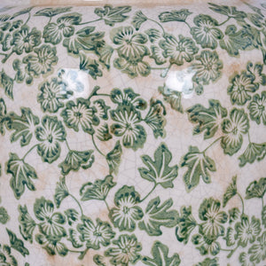 Large Green Clover Olpe Vase - Canwell Interiors Limited - Hills