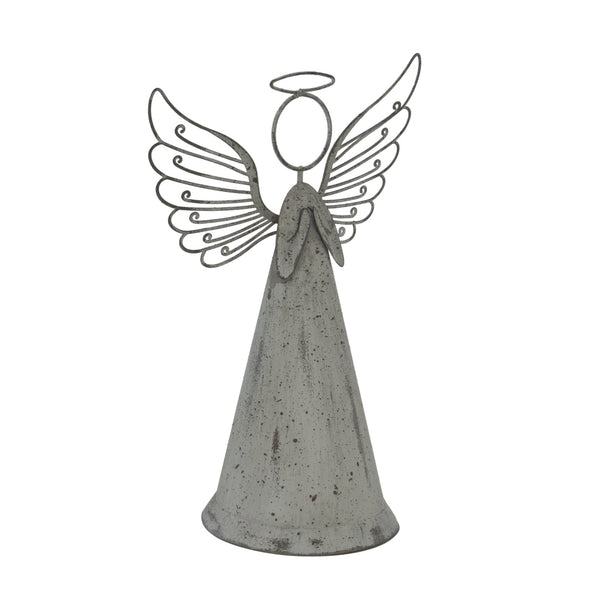 Large Rustic Metal Standing Angel - Canwell Interiors Limited - Hills