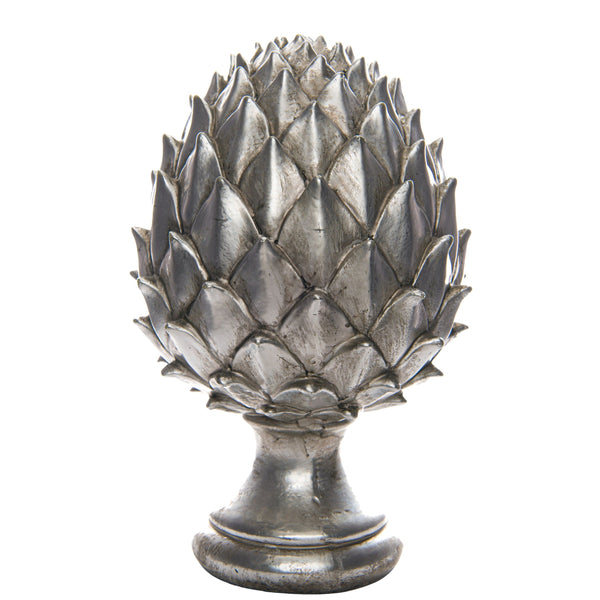 Large Silver Pinecone Finial - Canwell Interiors Limited - Hills