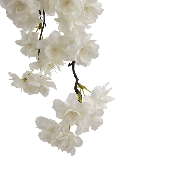 Large White Cherry Blossom Stem - Canwell Interiors Limited - Hills