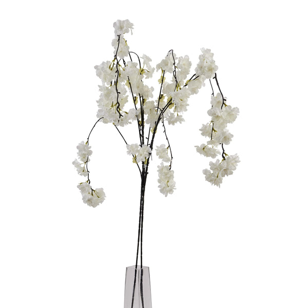 Large White Cherry Blossom Stem - Canwell Interiors Limited - Hills