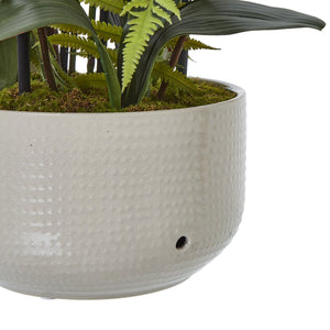 Large White Orchid In Ceramic Pot - Canwell Interiors Limited - Hills