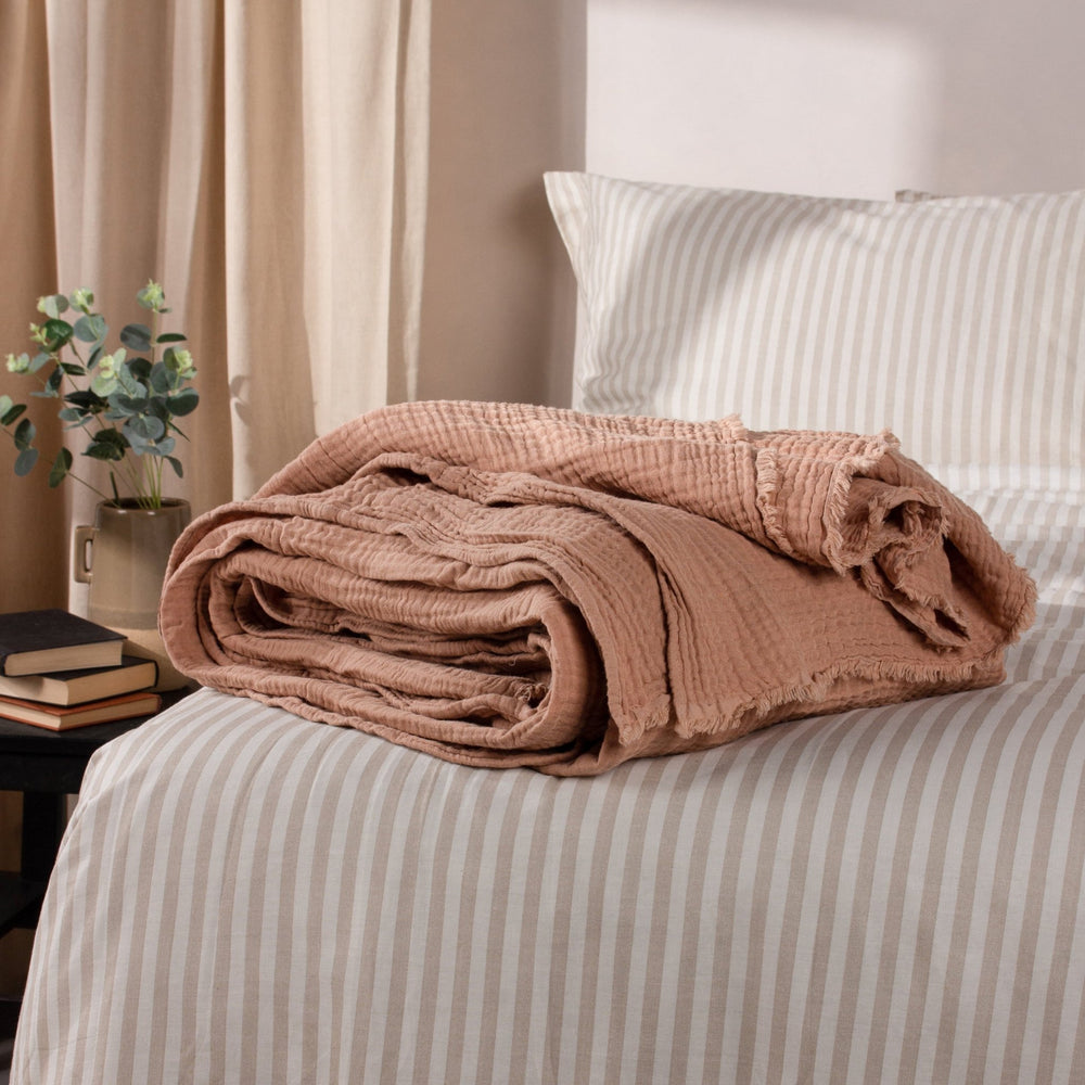Lark 130x180 Throw Pink Clay - XShowhome Limited - Riva