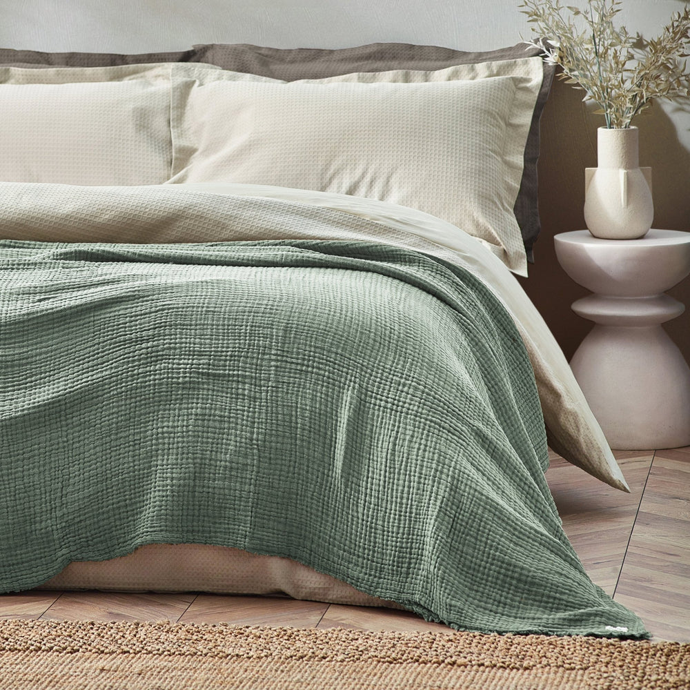 Lark 240x260 Throw Eucalyptus - Canwell Interiors Limited - Riva