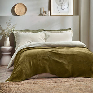 Lark 240x260 Throw Khaki - Canwell Interiors Limited - Riva
